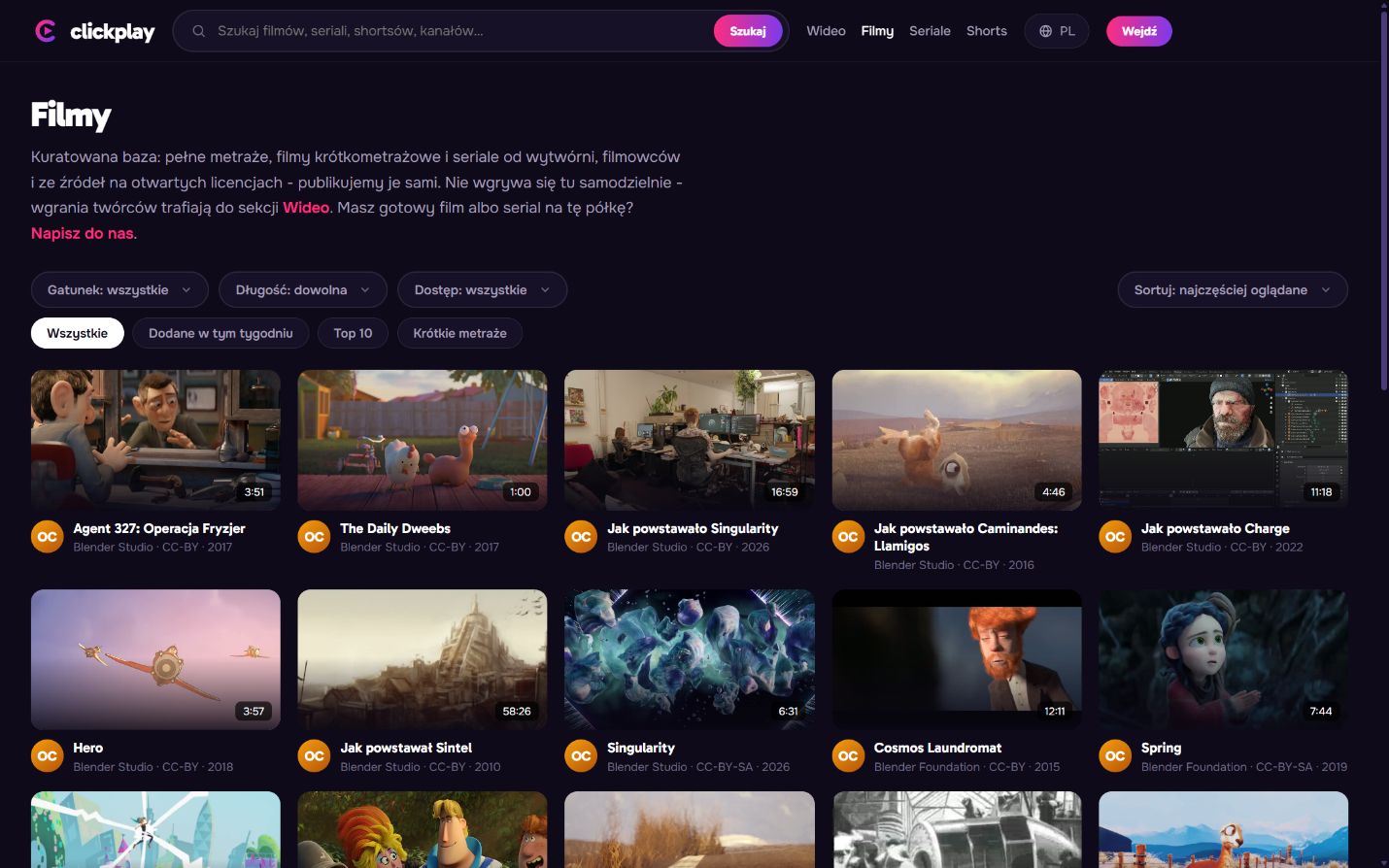 clickplay: Filmy