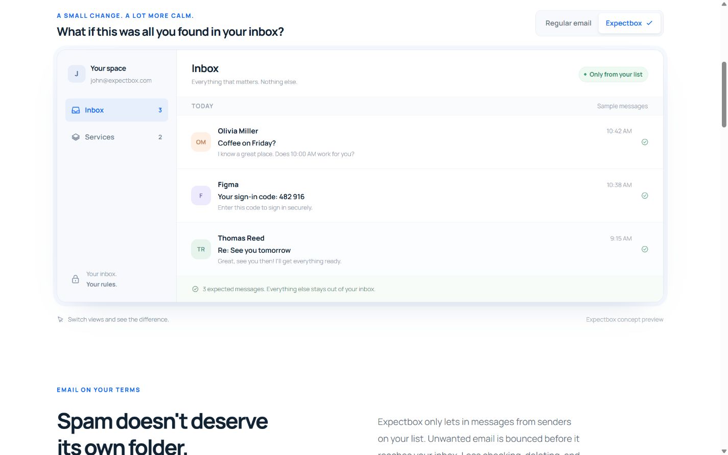 ExpectBox: Product overview