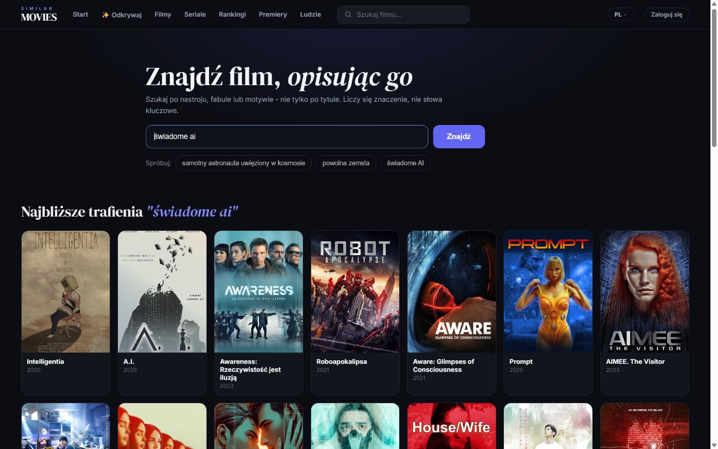 SimilarMovies.com: Odkrywanie filmów