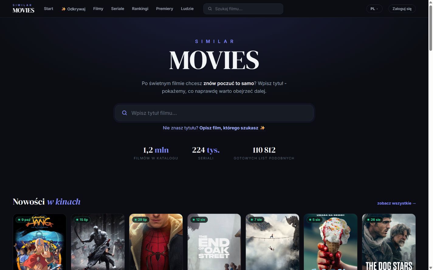 SimilarMovies.com: Strona główna