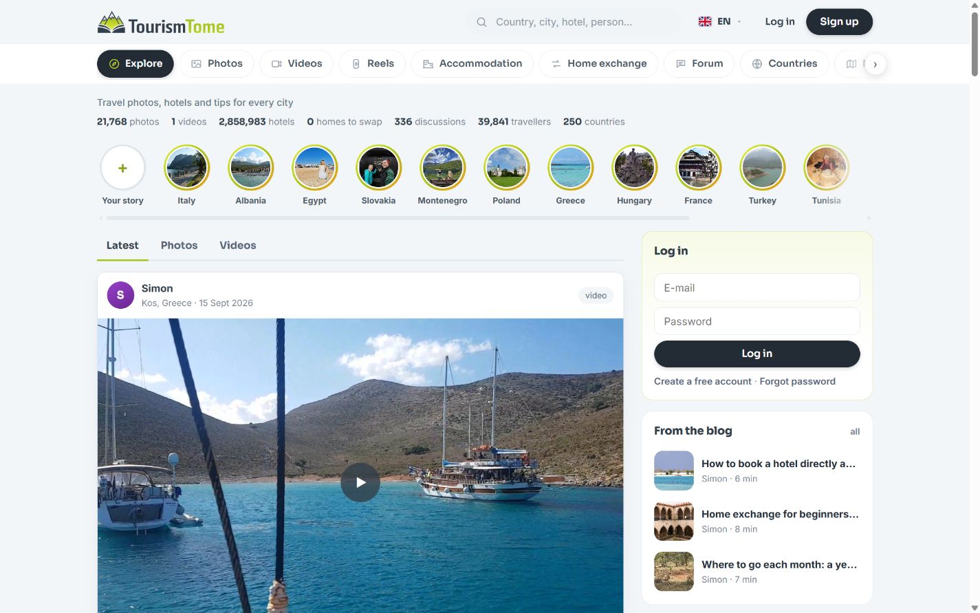 TourismTome.com: Homepage