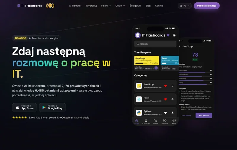 IT Flashcards: Strona główna