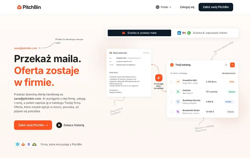 PitchBin: Strona główna
